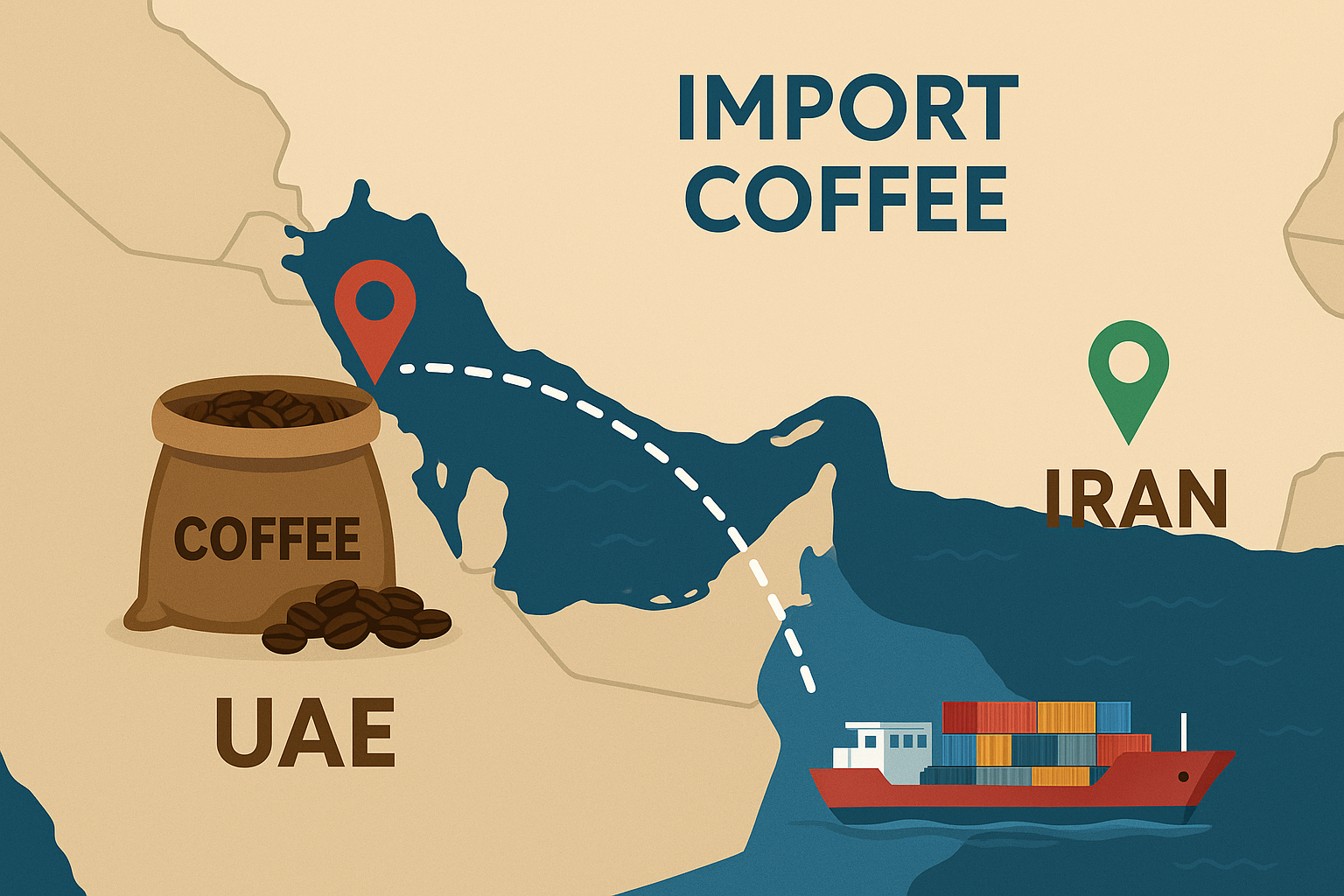 واردات قهوه از دوبی؛ پُلی سریع برای تأمین بازار ایران